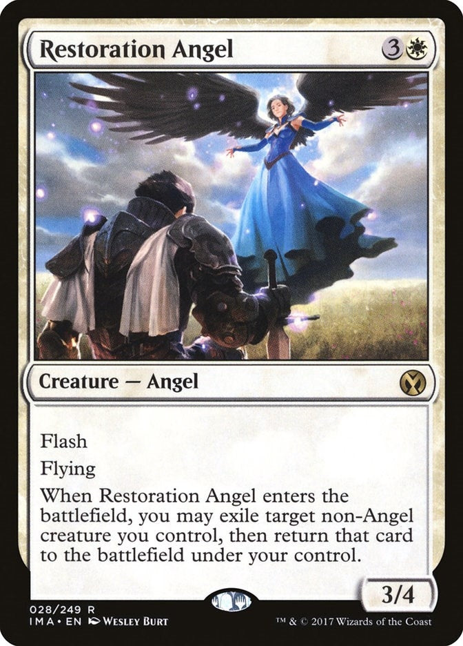 Image for Restoration Angel (Iconic Masters) (28) - Magic: The Gathering