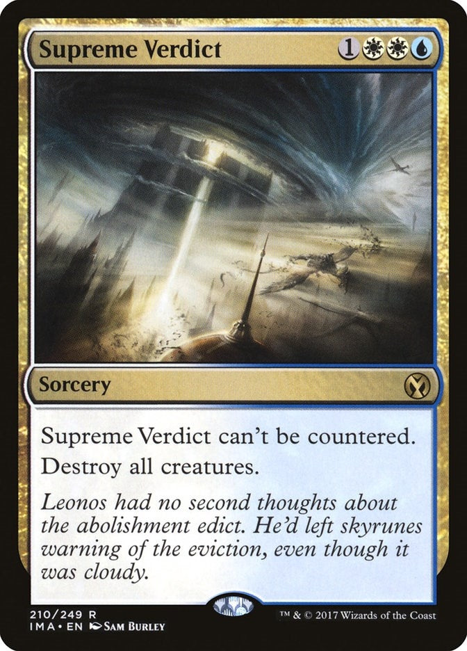 Image for Supreme Verdict (Iconic Masters) (210) - Magic: The Gathering