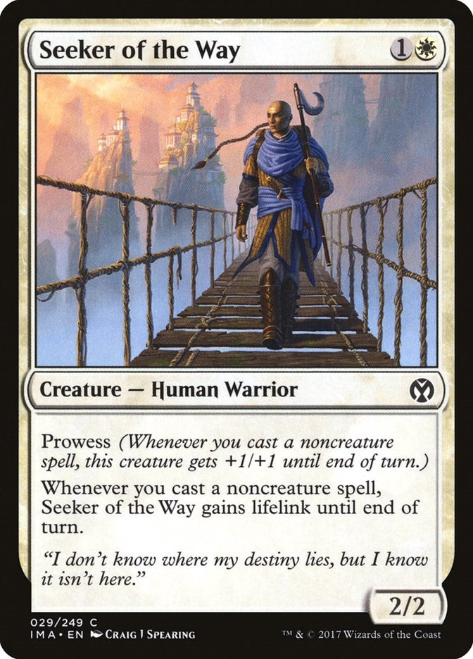 Image for Seeker of the Way (Iconic Masters) (29) - Magic: The Gathering