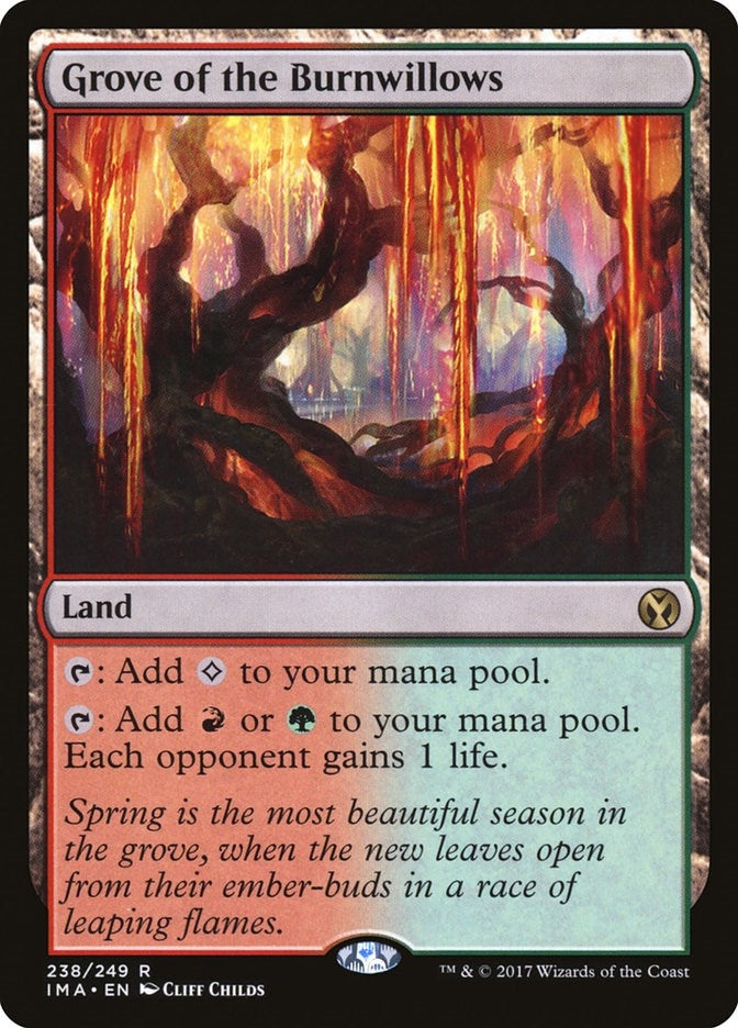Image for Grove of the Burnwillows (Iconic Masters) (238) - Magic: The Gathering
