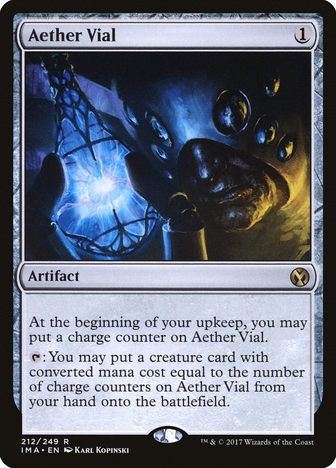 Image for Aether Vial (Iconic Masters) (212) - Magic: The Gathering