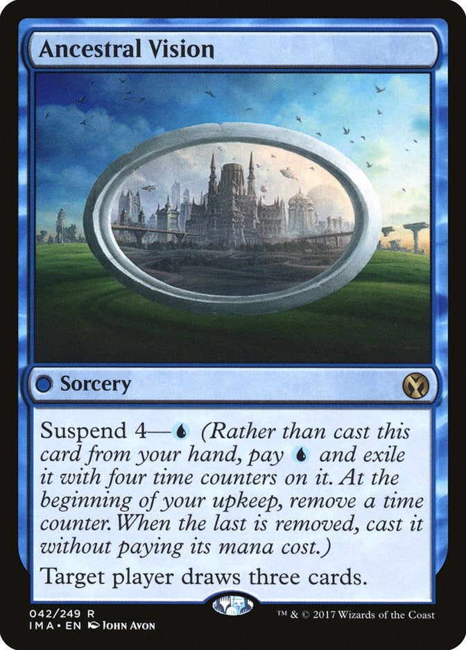 Image for Ancestral Vision (Iconic Masters) (42) - Magic: The Gathering