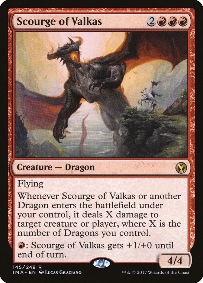 Image for Scourge of Valkas (Iconic Masters) (145) - Magic: The Gathering