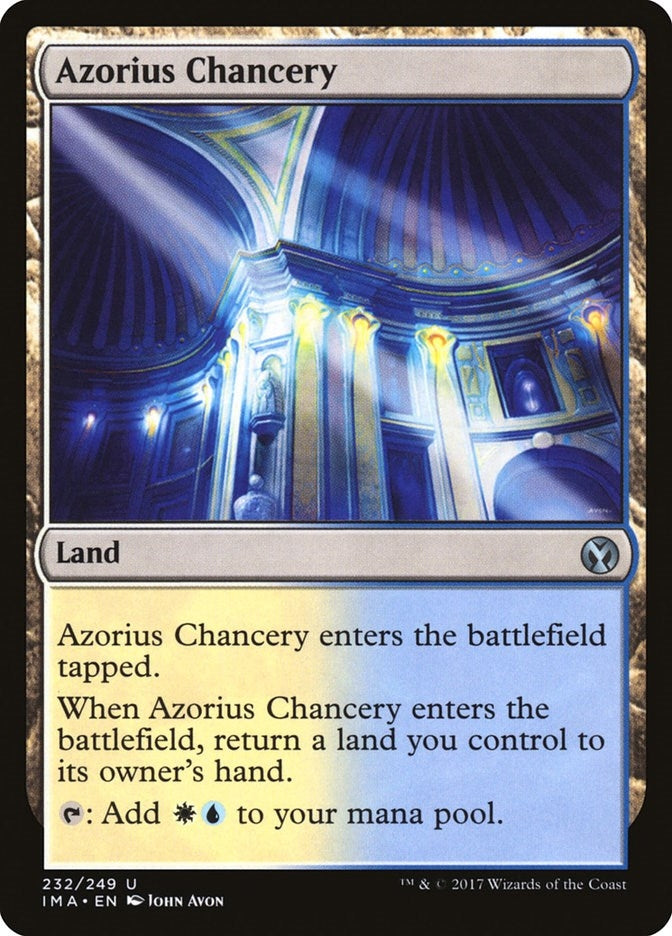 Image for Azorius Chancery (Iconic Masters) (232) - Magic: The Gathering