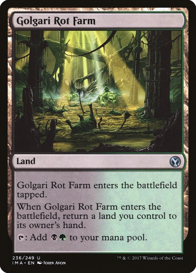 Image for Golgari Rot Farm (Iconic Masters) (236) - Magic: The Gathering