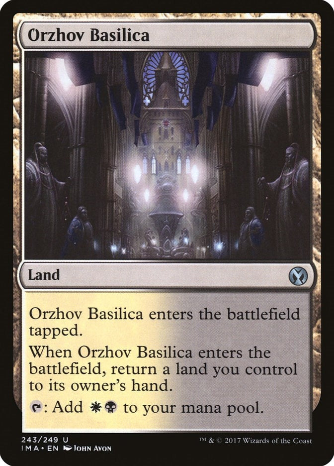 Image for Orzhov Basilica (Iconic Masters) (243) - Magic: The Gathering