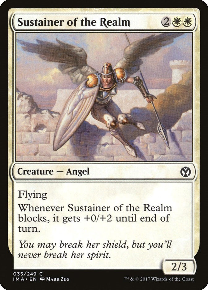 Image for Sustainer of the Realm (Iconic Masters) (35) - Magic: The Gathering