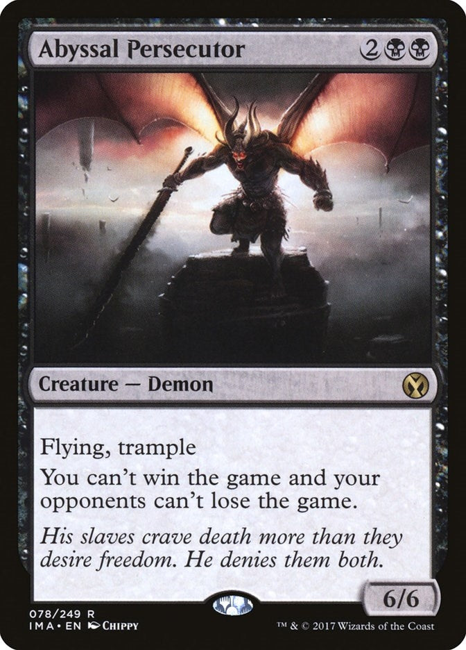 Image for Abyssal Persecutor (Iconic Masters) (78) - Magic: The Gathering