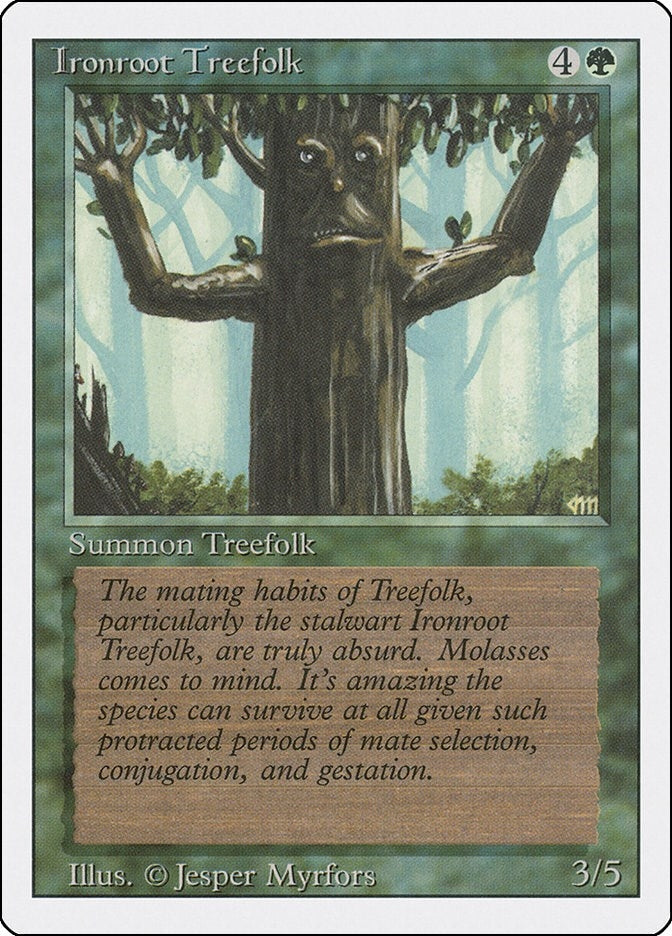 Image for Ironroot Treefolk (Revised Edition) - Magic: The Gathering