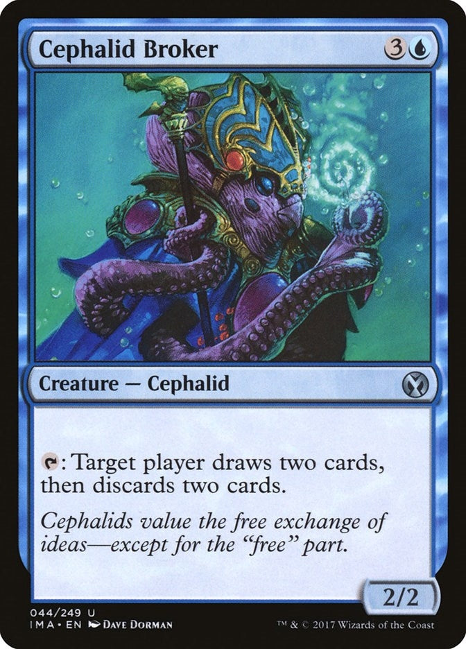 Image for Cephalid Broker (Iconic Masters) (44) - Magic: The Gathering