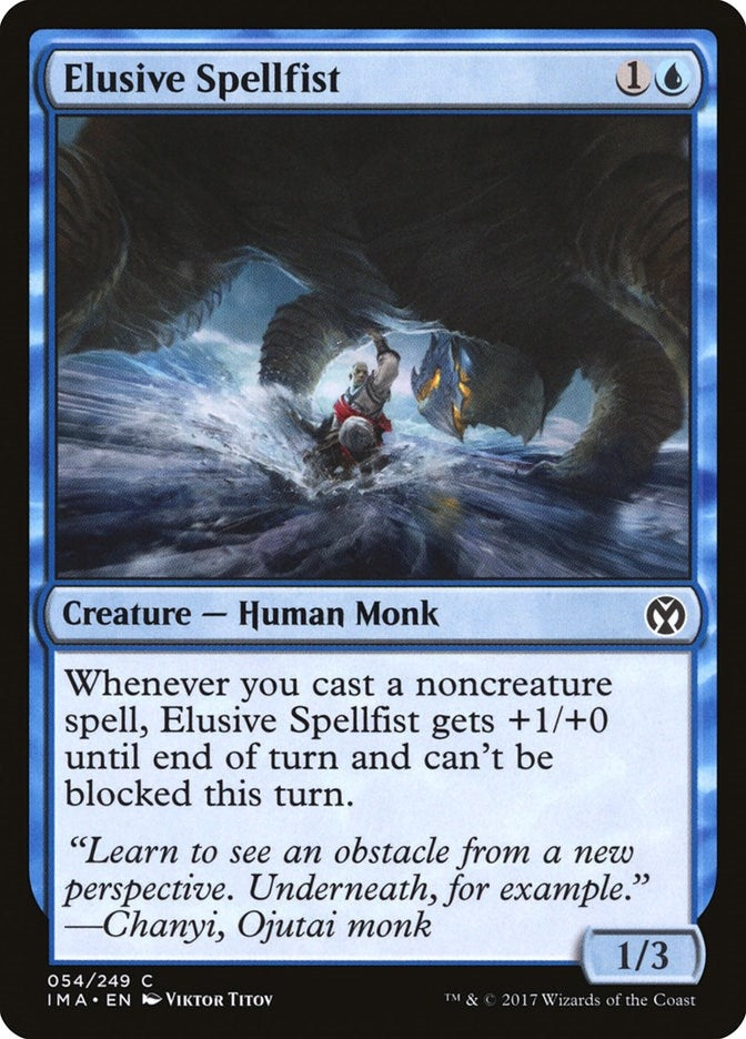 Image for Elusive Spellfist (Iconic Masters) (54) - Magic: The Gathering