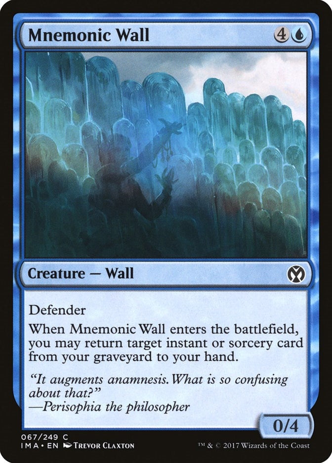 Image for Mnemonic Wall (Iconic Masters) (67) - Magic: The Gathering
