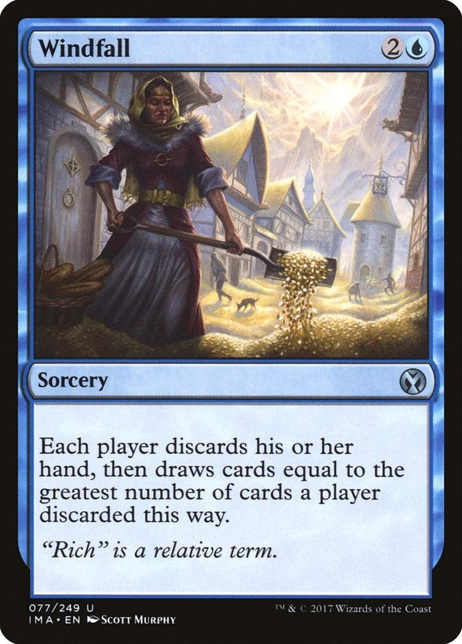 Image for Windfall (Iconic Masters) (77) - Magic: The Gathering