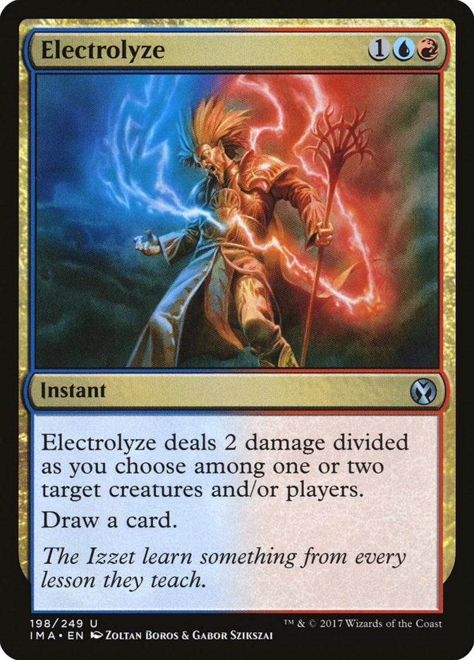 Image for Electrolyze (Iconic Masters) (198) - Magic: The Gathering