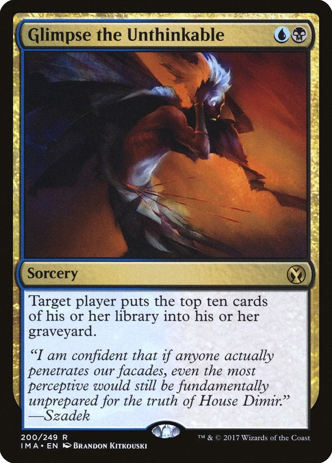 Image for Glimpse the Unthinkable (Iconic Masters) (200) - Magic: The Gathering
