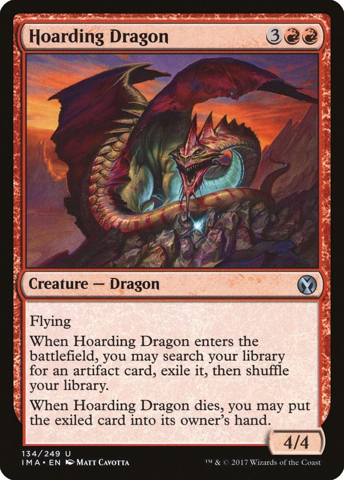 Image for Hoarding Dragon (Iconic Masters) (134) - Magic: The Gathering