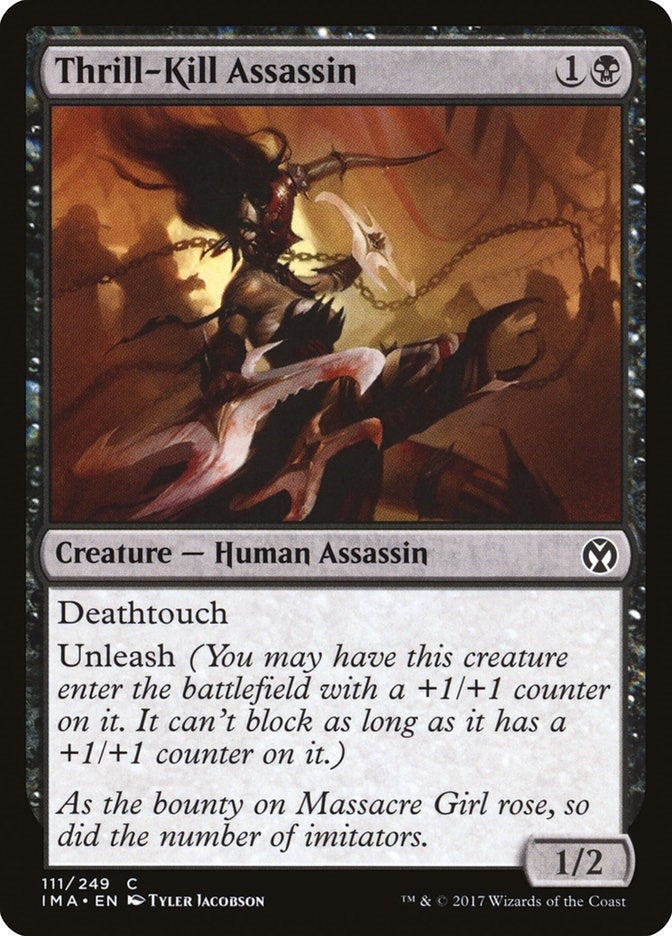 Image for Thrill-Kill Assassin (Iconic Masters) (111) - Magic: The Gathering