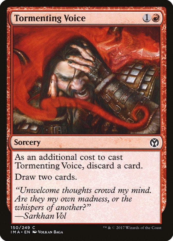Image for Tormenting Voice (Iconic Masters) (150) - Magic: The Gathering