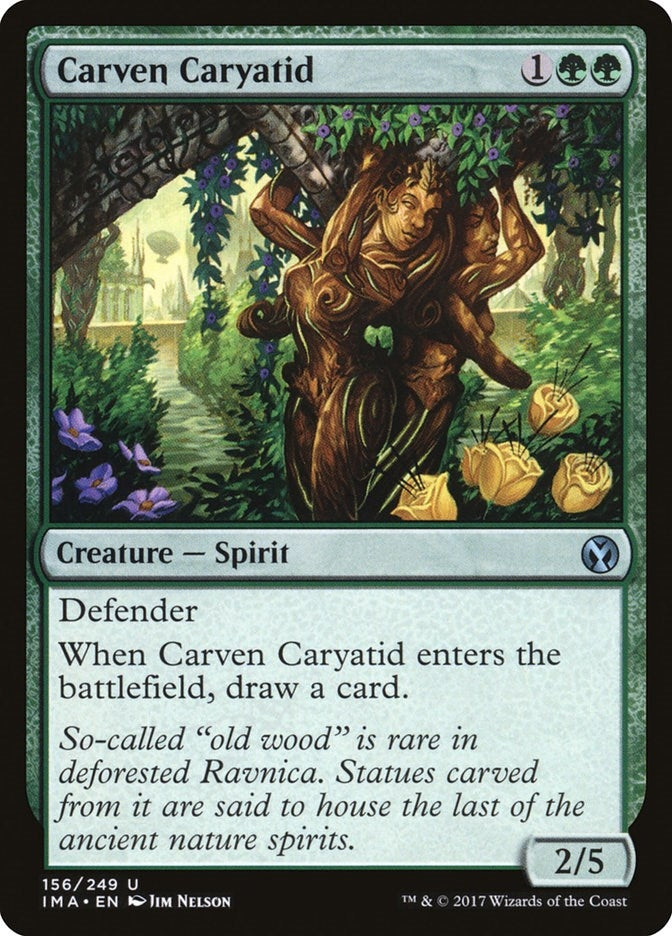 Image for Carven Caryatid (Iconic Masters) (156) - Magic: The Gathering