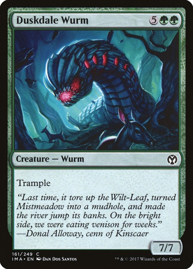 Image for Duskdale Wurm (Iconic Masters) (161) - Magic: The Gathering