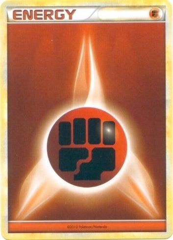 Image for Fighting Energy (2010 Unnumbered HGSS Style Non-Holo) (League & Championship Cards) - Pokemon