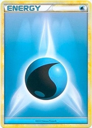 Image for Water Energy (2010 Unnumbered HGSS Style Non-Holo) (League & Championship Cards) - Pokemon
