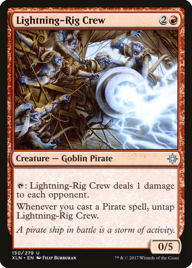 Image for Lightning-Rig Crew (Ixalan) (150) - Magic: The Gathering