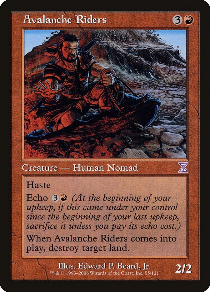 Image for Avalanche Riders (Timeshifted) (55) - Magic: The Gathering