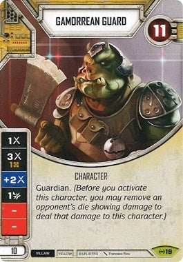 Image for Gamorrean Guard (Card Only) (Empire at War) (19) - Star Wars: Destiny