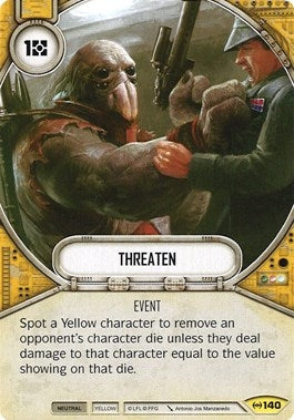 Image for Threaten (Empire at War) (140) - Star Wars: Destiny