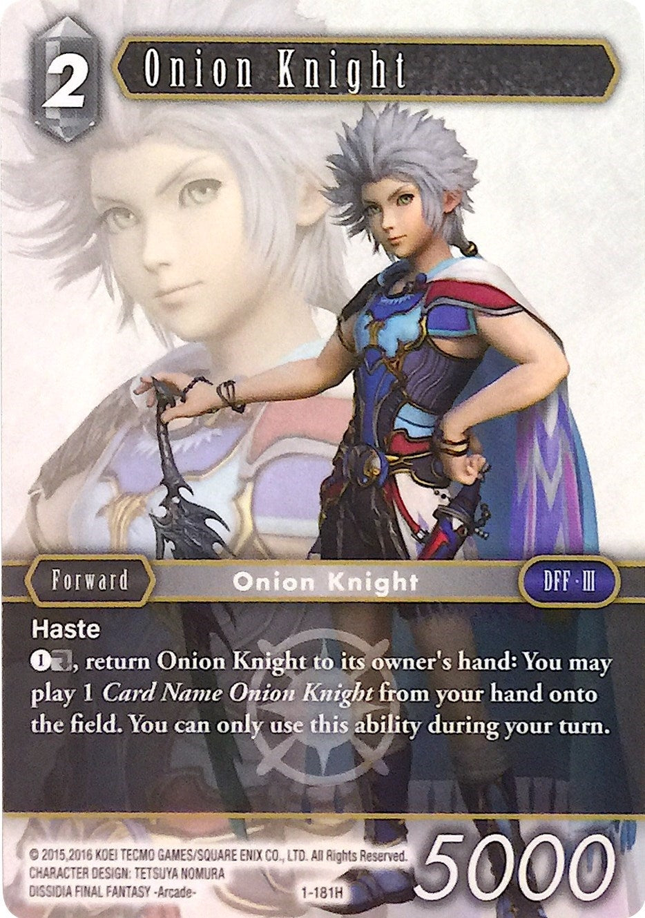 Image for Onion Knight (Alternate Art Promo) (FF: Promo Cards) (PR-006/1-181H) - Final Fantasy TCG