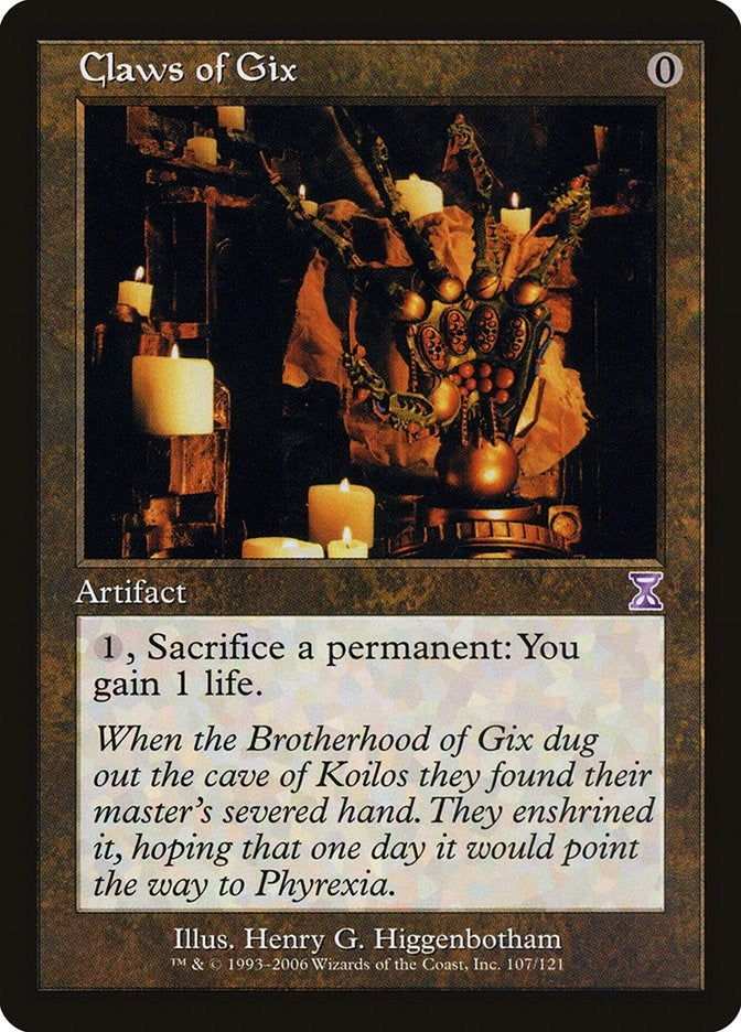 Image for Claws of Gix (Timeshifted) (107) - Magic: The Gathering