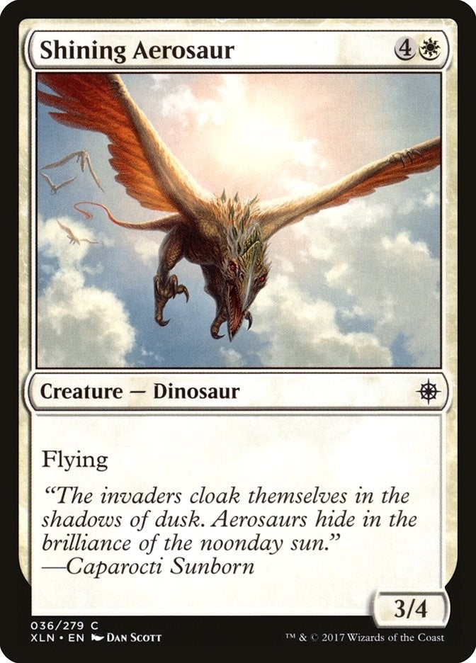 Image for Shining Aerosaur (Ixalan) (36) - Magic: The Gathering