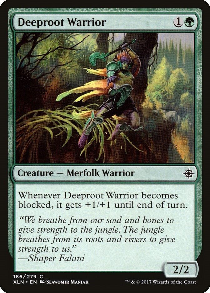 Image for Deeproot Warrior (Ixalan) (186) - Magic: The Gathering