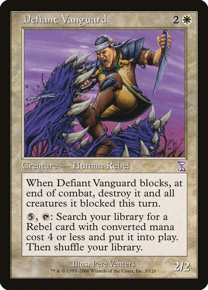 Image for Defiant Vanguard (Timeshifted) (5) - Magic: The Gathering