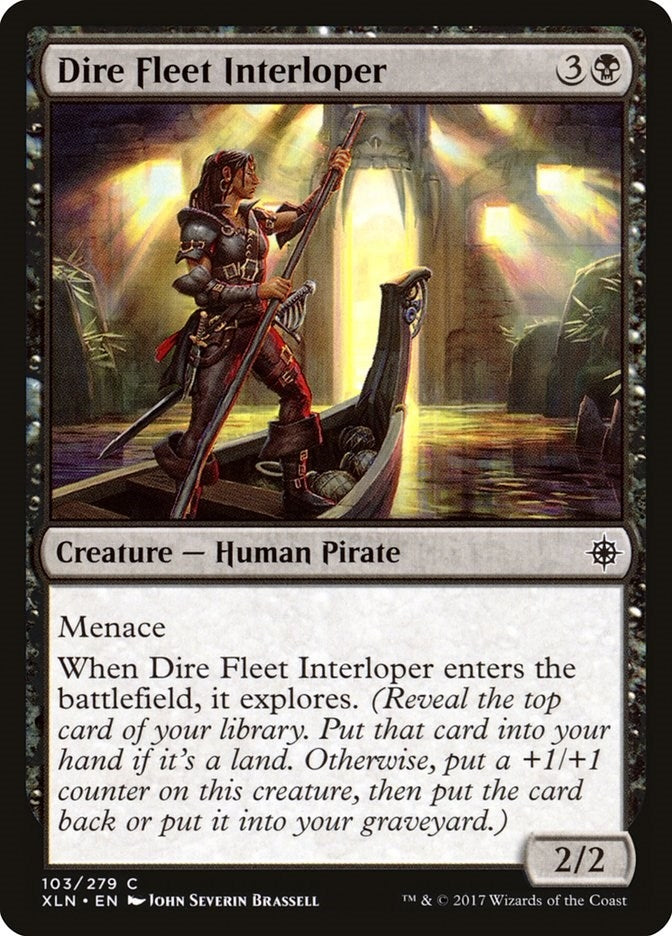 Image for Dire Fleet Interloper (Ixalan) (103) - Magic: The Gathering