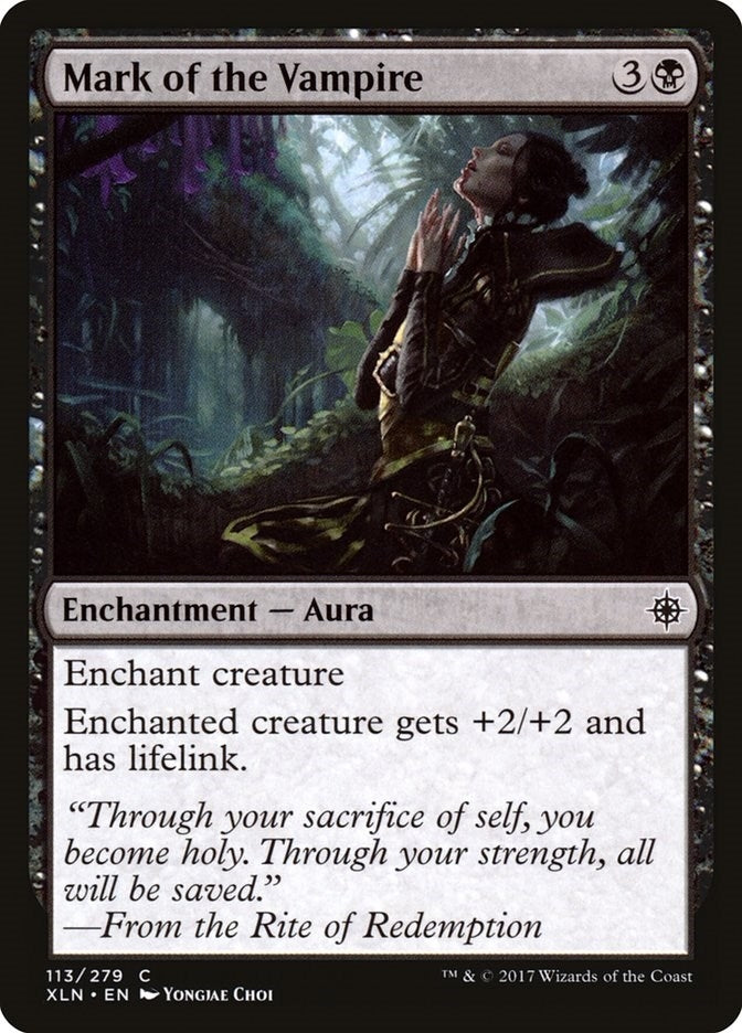 Image for Mark of the Vampire (Ixalan) (113) - Magic: The Gathering