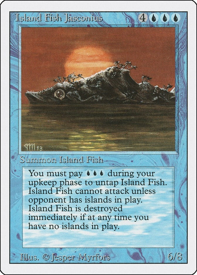 Image for Island Fish Jasconius (Revised Edition) - Magic: The Gathering