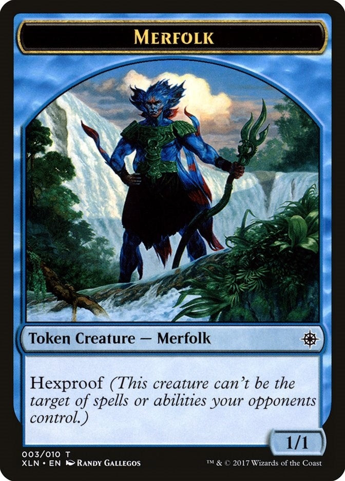 Image for Merfolk Token (Ixalan) (3) - Magic: The Gathering