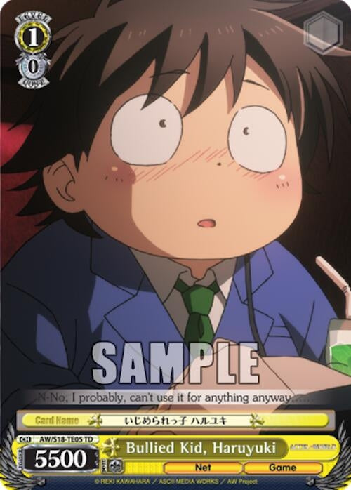 Image for Bullied Kid, Haruyuki (Accel World) (AW/S18-TE05 TD) - Weiss Schwarz