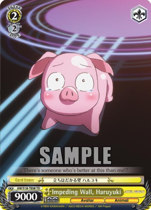 Image for Impeding Wall, Haruyuki (Accel World) (AW/S18-TE08 TD) - Weiss Schwarz