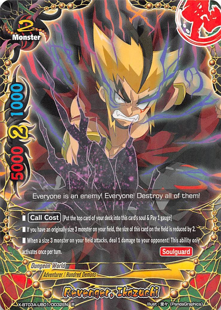 Image for Revenger, Ikazuchi (LVL Up! Heroes & Adventurers!) (X-BT03A-UB01/0032EN) - Future Card BuddyFight