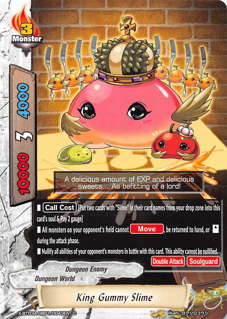 Image for King Gummy Slime (LVL Up! Heroes & Adventurers!) (X-BT03A-UB01/0043EN) - Future Card BuddyFight