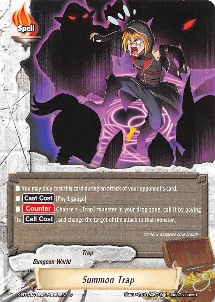 Image for Summon Trap (LVL Up! Heroes & Adventurers!) (X-BT03A-UB01/0065EN) - Future Card BuddyFight