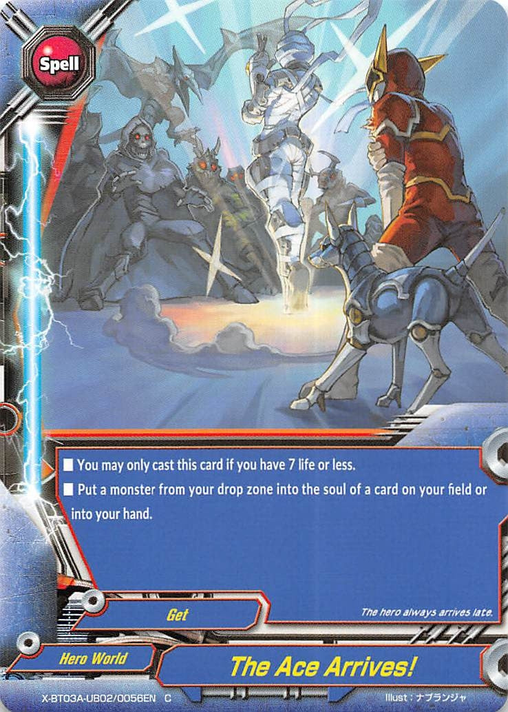 Image for The Ace Arrives! (LVL Up! Heroes & Adventurers!) (X-BT03A-UB02/0056EN) - Future Card BuddyFight