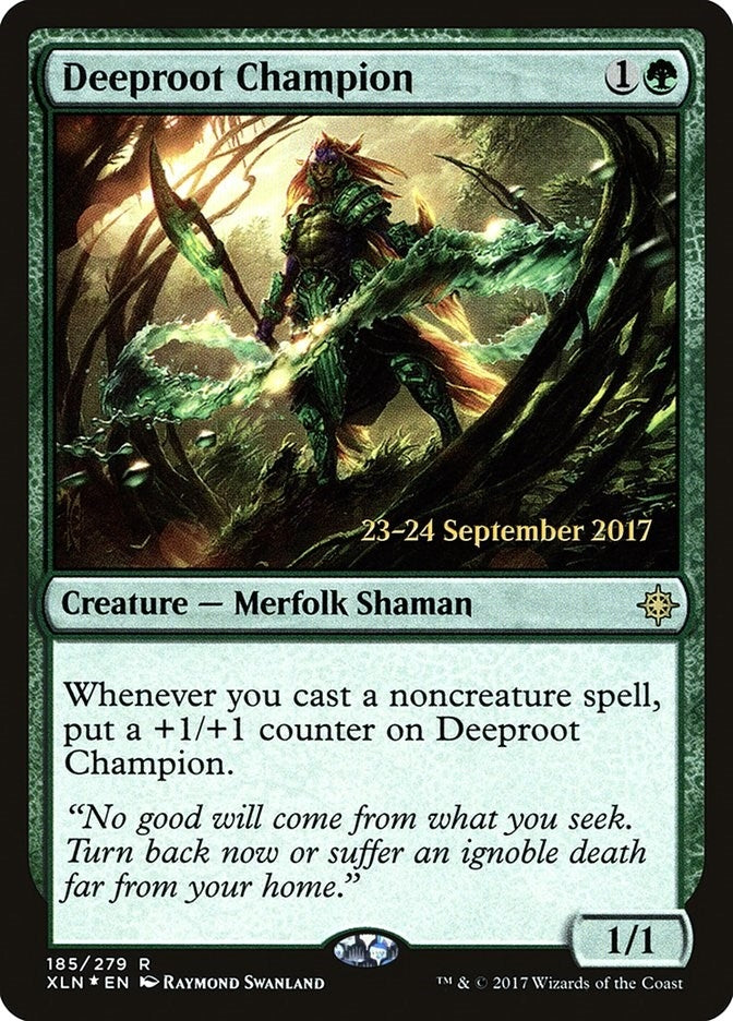 Image for Deeproot Champion (Prerelease Cards) (185) - Magic: The Gathering