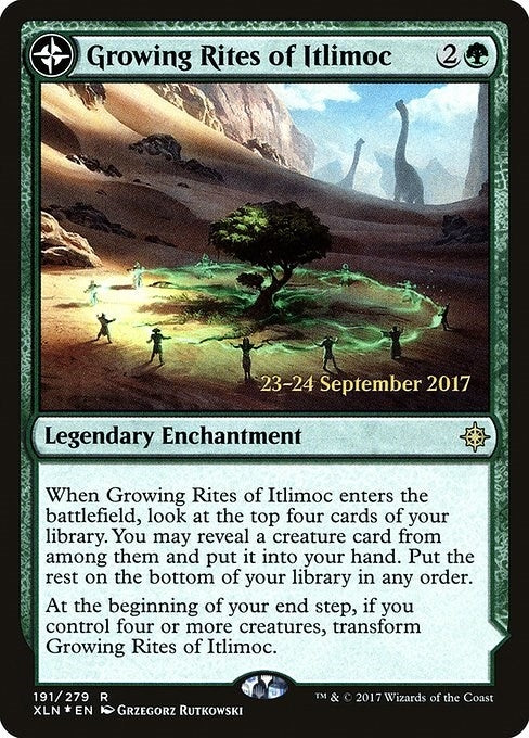 Image for Growing Rites of Itlimoc (XLN) (Prerelease Cards) (191) - Magic: The Gathering