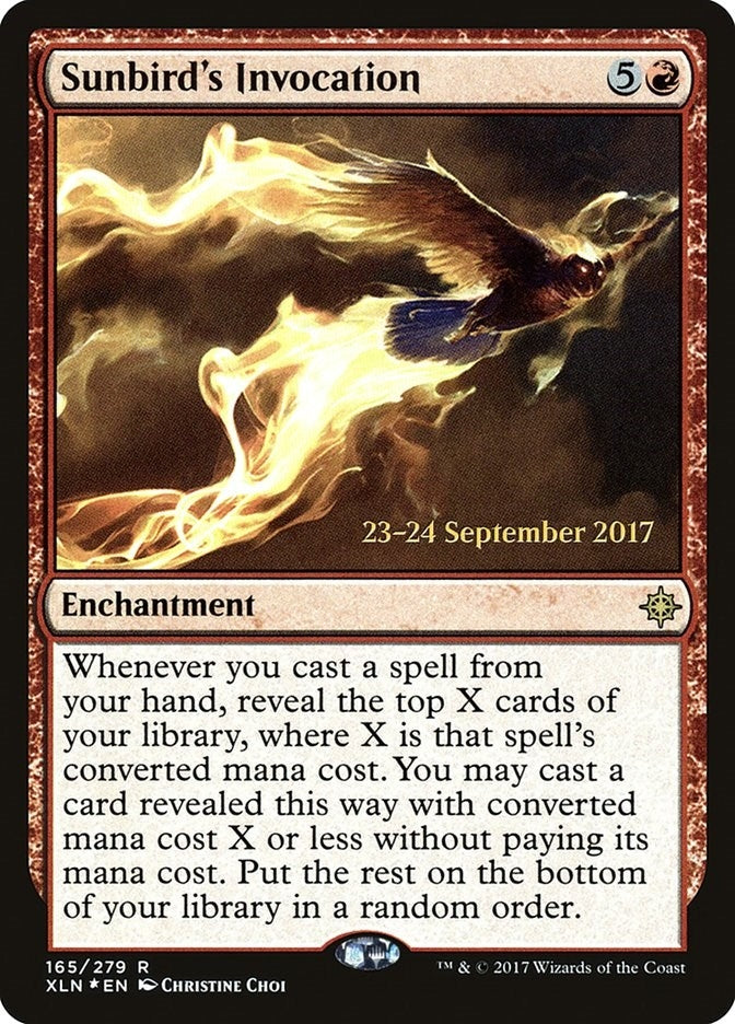 Image for Sunbird's Invocation (Prerelease Cards) (165) - Magic: The Gathering