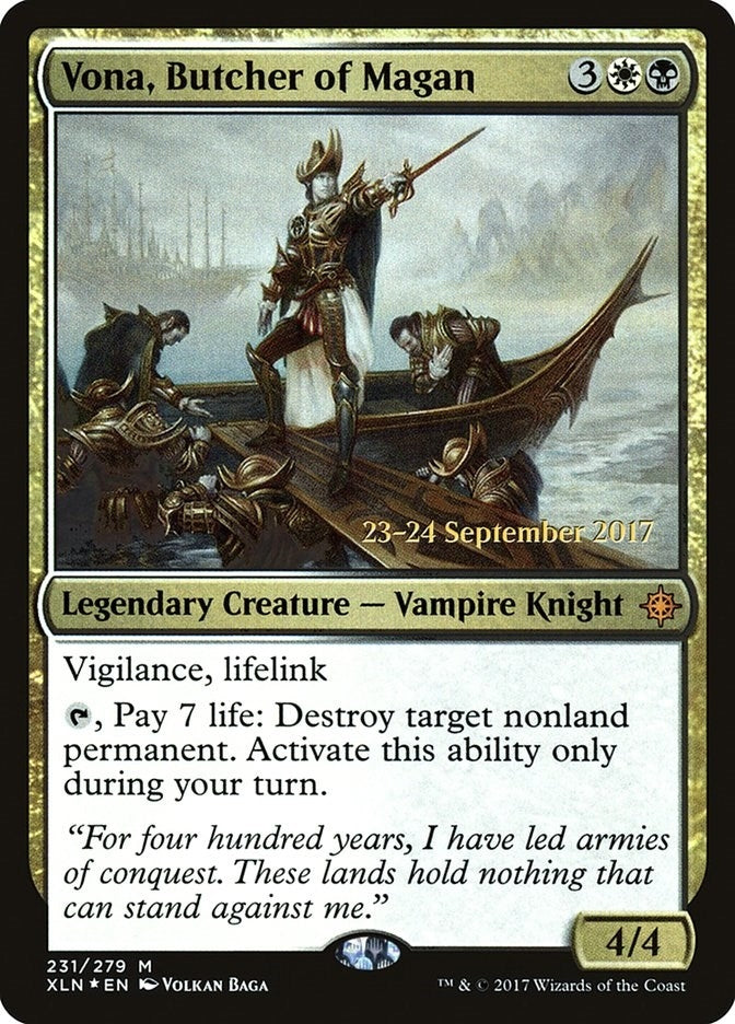 Image for Vona, Butcher of Magan (Prerelease Cards) (231) - Magic: The Gathering