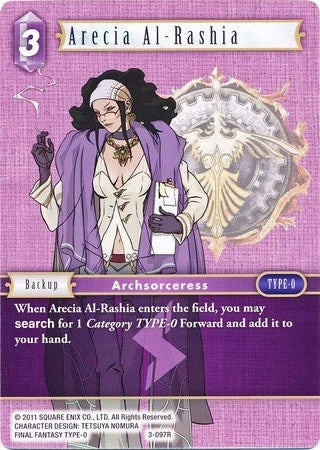 Image for Arecia Al-Rashia (Opus III) (3-097R) - Final Fantasy TCG